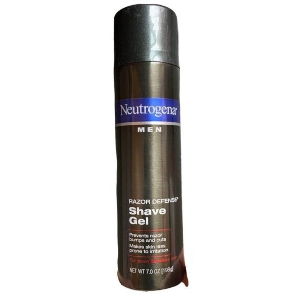 2 x Neutrogena Men Razor Defense Shave Gel for even Sensitive Skin 7 oz.